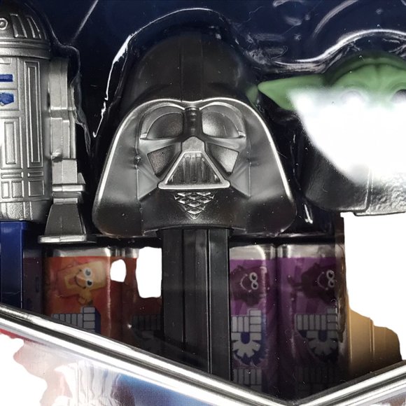PEZ Disney 100 Star Wars Complete Set of 4 Characters One Tin Darth Vader Grogu - Picture 10 of 10